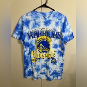 NBA Golden State Warriors Basketball Tie Dye T-Shirt